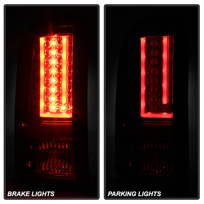 Spyder 07-13 Chevy Silverado (Exc 2010 Model) Verison 2 LED Tail Lights ALT-YD-CS07V2-LED-BSM