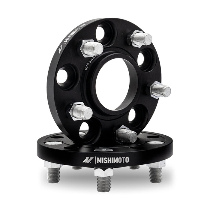 Mishimoto Wheel Spacers - 5x114.3 - 66.1 - 50 - M12 - Black