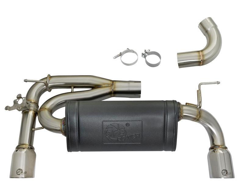 aFe MACHForce XP Exhausts Axle-Back 12-15 BMW 335i 3.0T (SS w/Polished Tips)