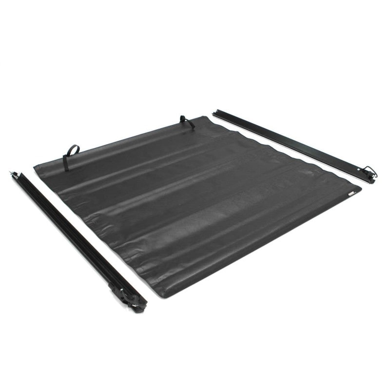 Lund 05-12 Dodge Dakota (6.5ft. Bed w/o Utility TRack) Genesis Roll Up Tonneau Cover - Black