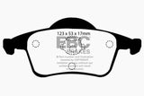 EBC 01-05 Volvo S60 2.3 Turbo T5 Redstuff Rear Brake Pads