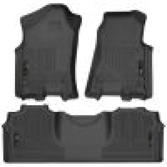 Husky Liners 19-21 RAM 2500/3500 Mega Cab Weatherbeater Front and 2nd Seat Floor Liners - Black