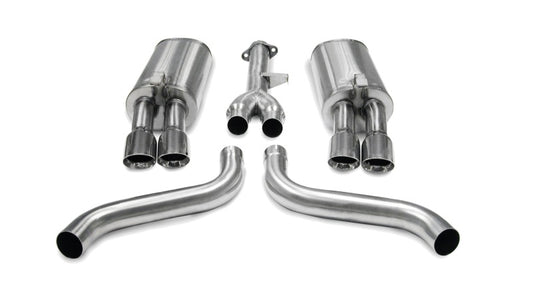 Corsa 86-91 Chevrolet Corvette C4 5.7L V8 L98 Polished Sport Cat-Back Exhaust