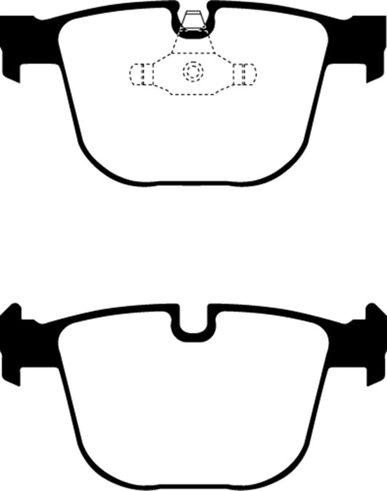 EBC 08-10 BMW M3 4.0 (E90) Yellowstuff Rear Brake Pads