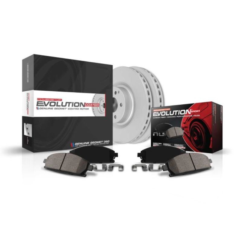 Power Stop 03-11 Saab 9-3 Rear Z23 Evolution Sport Coated Brake Kit