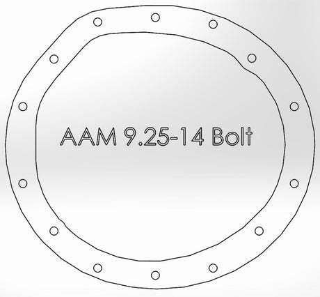 aFe Front Differential Cover (Raw; Street Series); Dodge Diesel Trucks 03-12 L6-5.9/6.7L (td)