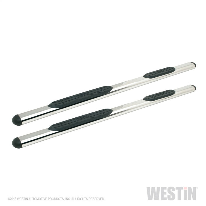 Westin Premier 4 Oval Nerf Step Bars 91 in - Stainless Steel