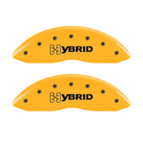 MGP 4 Caliper Covers Engraved F & R Gm Style/Hybrid Yellow Finish Black Char 2002 GMC Sierra 1500