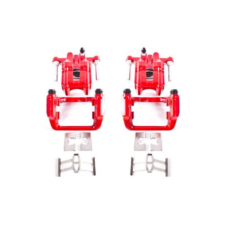 Power Stop 01-03 Acura CL Rear Red Calipers w/Brackets - Pair