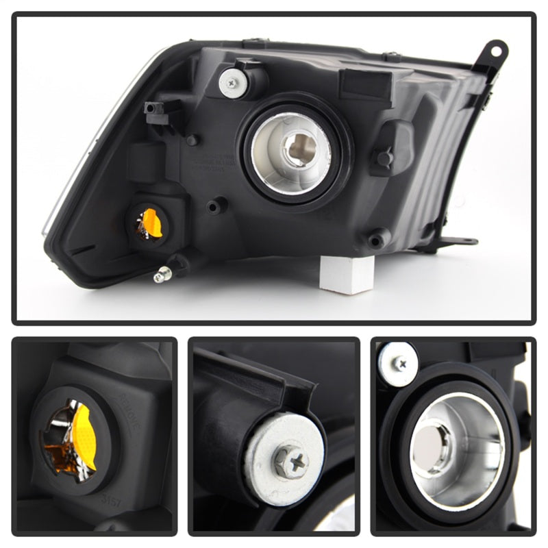 xTune Dodge Ram 1500 09-12 ( Non Quad Headlights ) Crystal Headlights Chrome HD-JH-DR09-AM-C