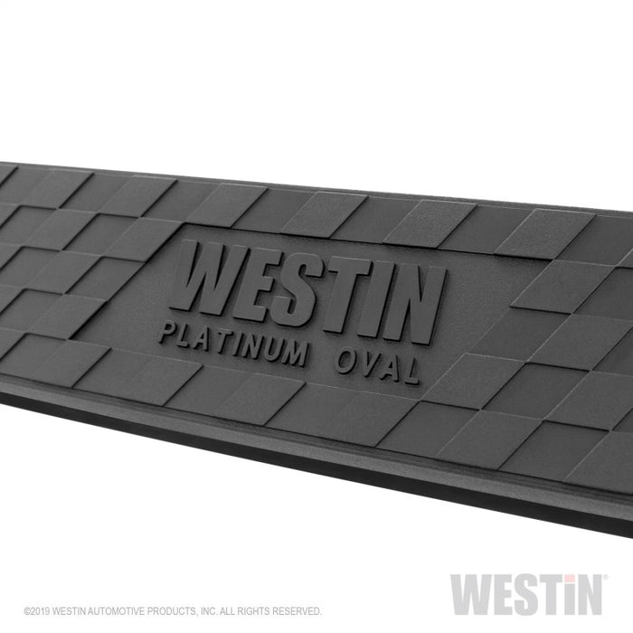 Westin 19-22 Chevrolet Silverado 1500 DC Platinum 4 Oval Nerf Step Bars - SS