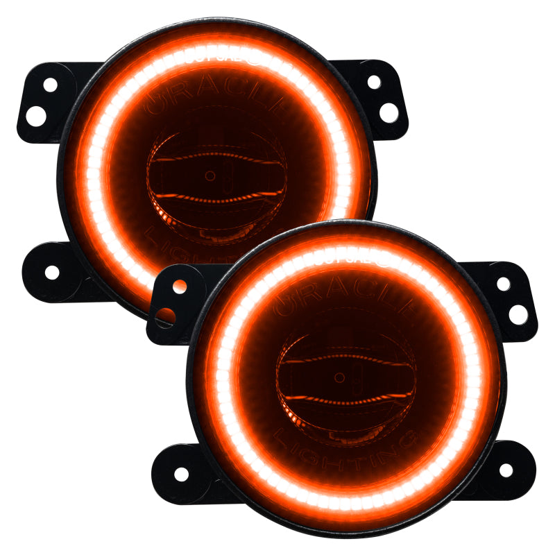 Oracle Jeep Wrangler JK/JL/JT High Performance W LED Fog Lights - ColorSHIFT - Dynamic SEE WARRANTY