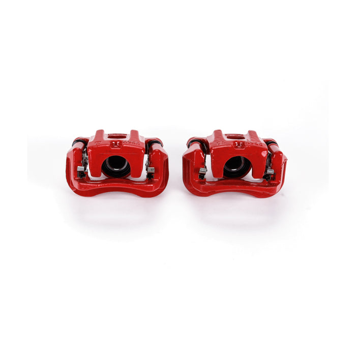 Power Stop 04-07 Toyota Highlander Rear Red Calipers w/Brackets - Pair