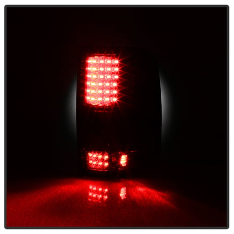 xTune Ford F150 Styleside 04-08 LED Tail Lights Red Clear ALT-ON-FF15004-LED-RC