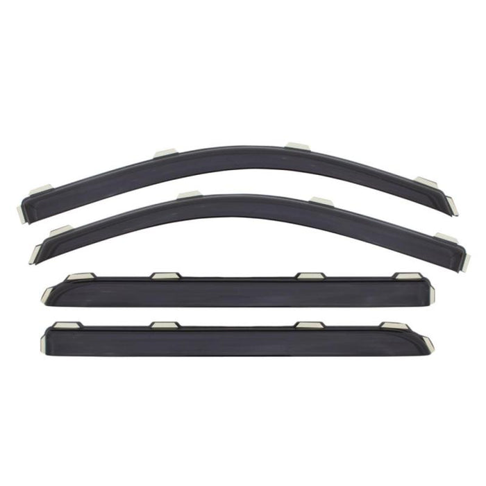 AVS 15-18 Ford Edge Ventvisor In-Channel Front & Rear Window Deflectors 4pc - Smoke