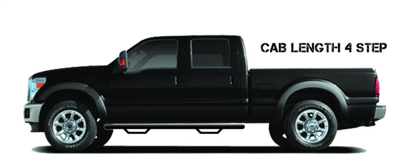 N-Fab Nerf Step 2019 Ford Ranger Crew Cab - Tex. Black - Cab Length - 3in