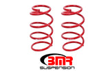 BMR 07-14 Shelby GT500 Front Drag Version Lowering Springs - Red BMR Suspension