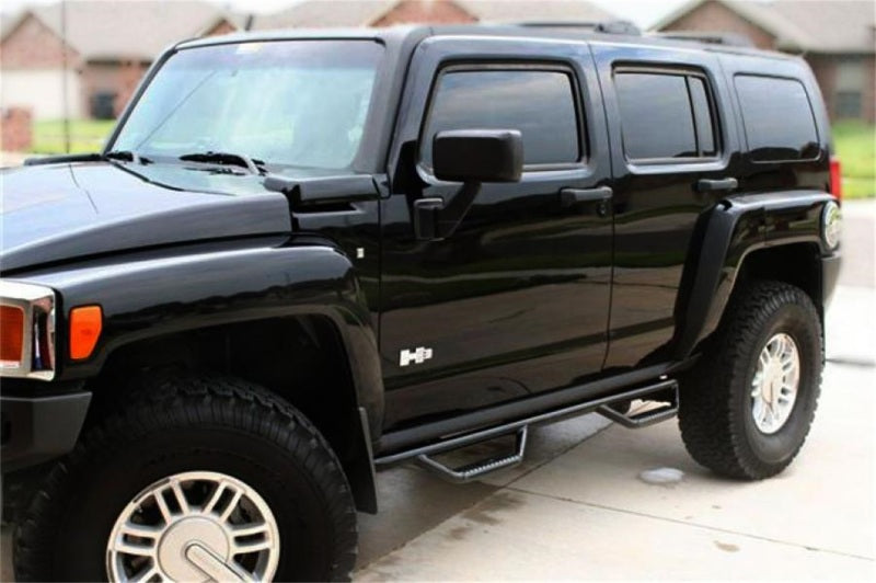 N-Fab Nerf Step 04-10 Hummer H3 SUV 4 Door - Tex. Black - W2W - 3in