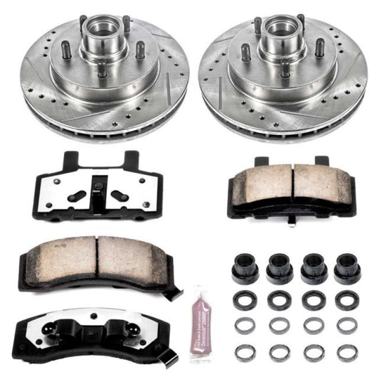 Power Stop 98-00 Chevrolet Tahoe Front Z36 Truck & Tow Brake Kit