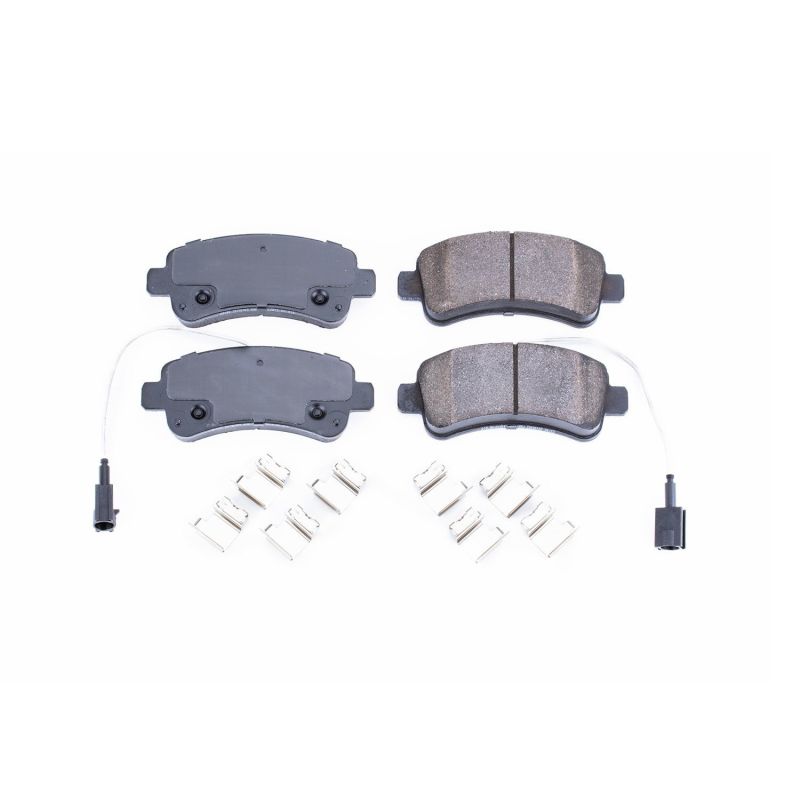 Power Stop 2014 Ram ProMaster 1500 Rear Z17 Evolution Ceramic Brake Pads w/Hardware