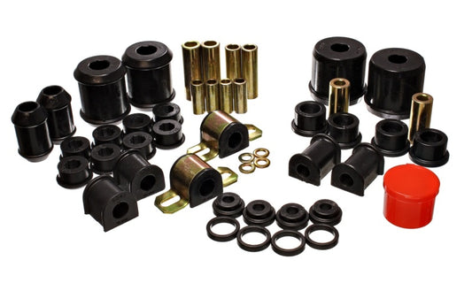 Energy Suspension 00-1/01 Mitsubishi Eclipse FWD Black Hyper-flex Master Bushing Set