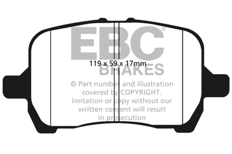 EBC 06-09 Pontiac Solstice / 06-10 Saturn Sky Bluestuff Front Brake Pads