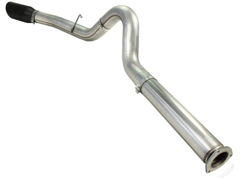 aFe MACHForce XP 5in DPF-Back Stainless Steel Exhaust , Blk,Ford Diesel Trucks 11-14 V8-6.7L td