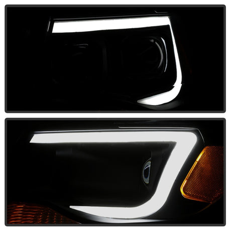 xTune Chevy Colorado 15-17 Halogen Only Projector Headlights - Black Smoked PRO-JH-CCO04-LBDRL-BSM