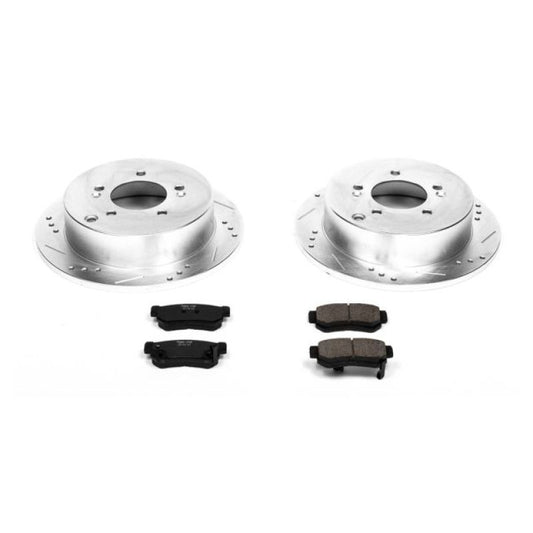 Power Stop 01-06 Hyundai Santa Fe Rear Z23 Evolution Sport Brake Kit