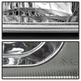 xTune Chevy Silverado 2500HD 03-06 Crystal Headlights w/ Bumper Lights Chrome HD-JH-CSIL03-AM-C-SET
