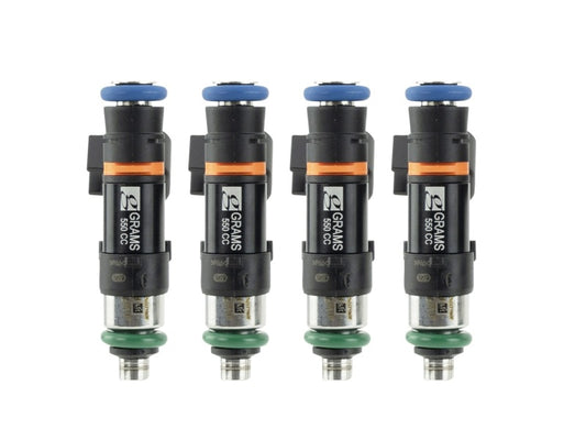 Grams Performance Nissan 240sx/S13/S14/S15/SR20 (Top Feed 14mm) 550cc Fuel Injectors (Set of 4)