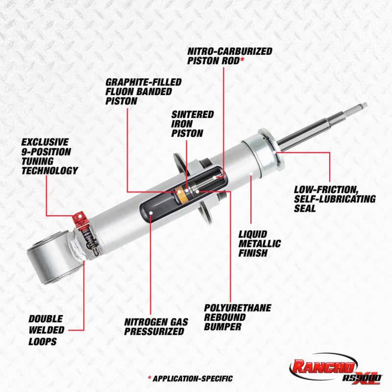 Rancho 07-13 Chevrolet Avalanche Front RS9000XL Strut