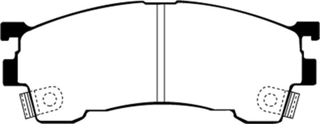 EBC 93-97 Ford Probe 2.0 16v Redstuff Front Brake Pads
