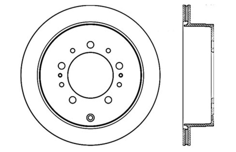 StopTech Drilled SportStop Cryo Rotor - Right