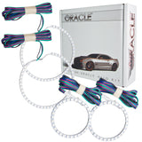 Oracle BMW 3 Series 06-11 LED Halo Kit - Non-Projector - ColorSHIFT w/ Simple Cntrl