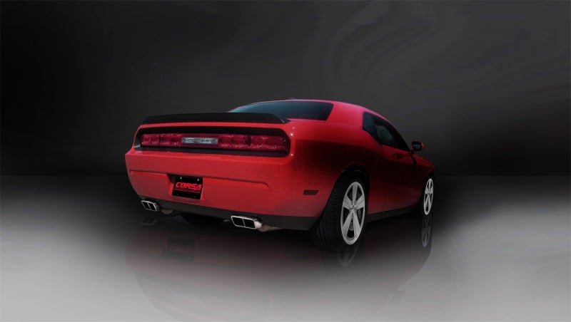 Corsa 09-10 Dodge Challenger R/T 5.7L V8 Auto Polished Xtreme Cat-Back Exhaust