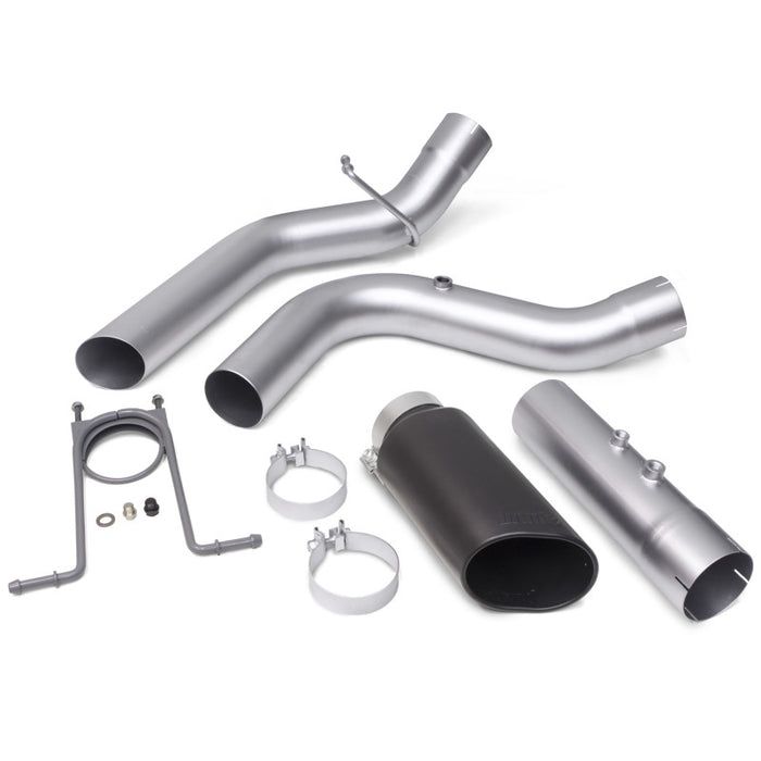 Banks Power 17+ GM Duramax L5P 2500/3500 Monster Exhaust System - SS Single Exhaust w/ Black Tip