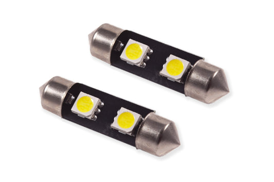 Diode Dynamics 36mm SMF2 LED Bulb - Cool - White (Pair)