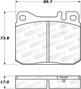StopTech Street Brake Pads