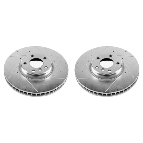 Power Stop 10-17 BMW 535i GT Front Evolution Drilled & Slotted Rotors - Pair