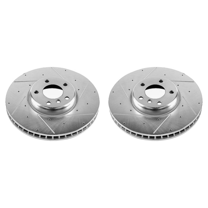 Power Stop 10-17 BMW 535i GT Front Evolution Drilled & Slotted Rotors - Pair