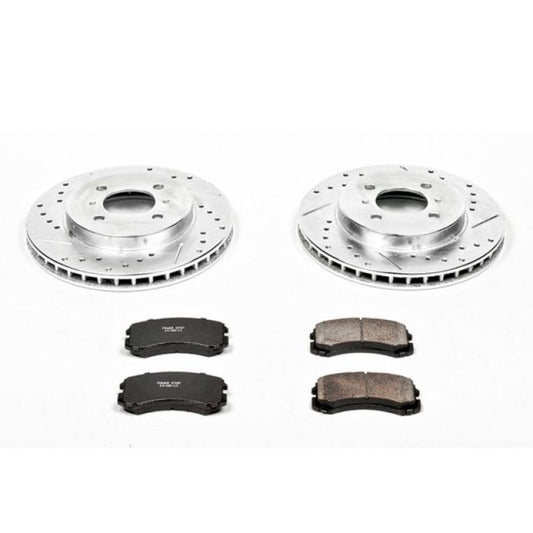 Power Stop 02-07 Mitsubishi Lancer Front Z23 Evolution Sport Brake Kit