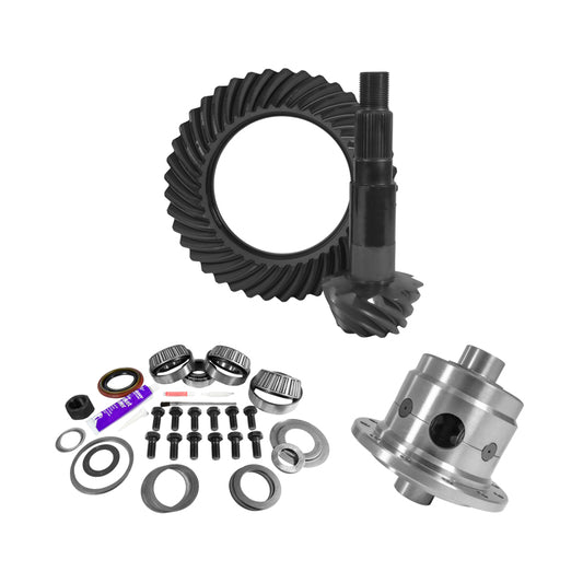 Yukon 11.25in Dana 80 4.11 Rear Ring & Pinion Install Kit 35 Spline Positraction 4.125in BRG