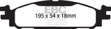 EBC 11-12 Ford Flex 3.5 Greenstuff Front Brake Pads