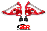 BMR 78-87 G-Body Non-Adj. Upper A-Arms (Polyurethane) - Red BMR Suspension