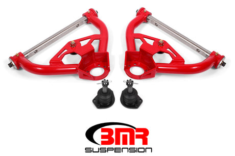 BMR 78-87 G-Body Non-Adj. Upper A-Arms (Polyurethane) - Red BMR Suspension