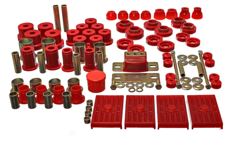 Energy Suspension 67-79 GM Camaro / Firebird w/ Multi Leaf Springs Red Hyper-Flex Master Bushing Set