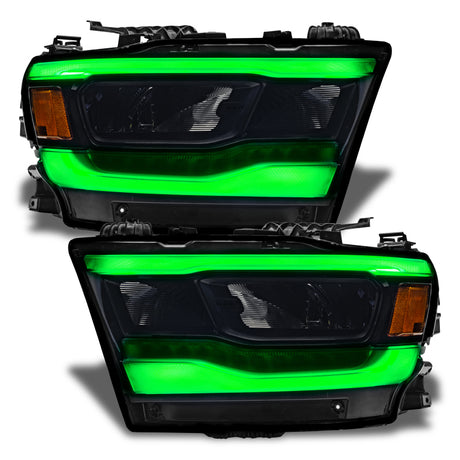 Oracle 19-21 Dodge RAM 1500 Reflector LED Headlight DRL Kit - w/Simple Controller