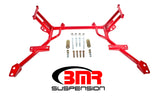 BMR 05-10 S197 Mustang K-Member w/ No Motor Mounts and STD. Rack Mounts - Red BMR Suspension