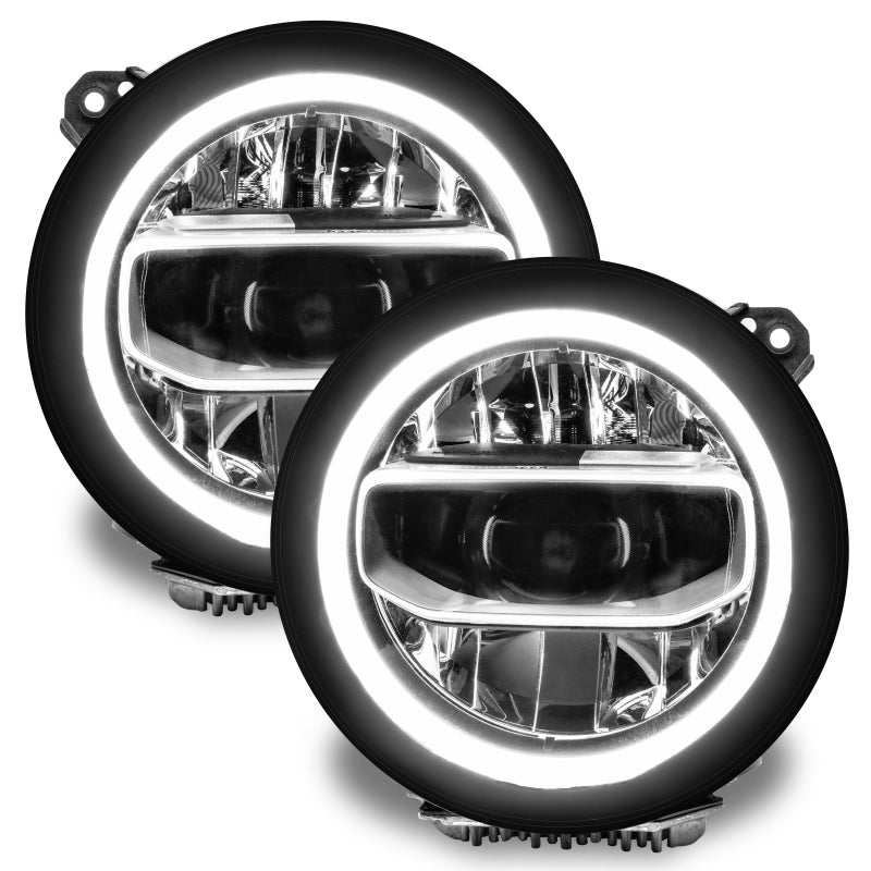 Oracle Jeep Wrangler JL/Gladiator JT RGB+W Headlight DRL Upgrade Kit - ColorSHIFT 2 SEE WARRANTY